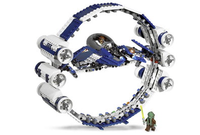 LEGO Set-Jedi Starfighter with Hyperdrive Booster Ring-Star Wars / Star Wars Episode 3-7661-1-Creative Brick Builders